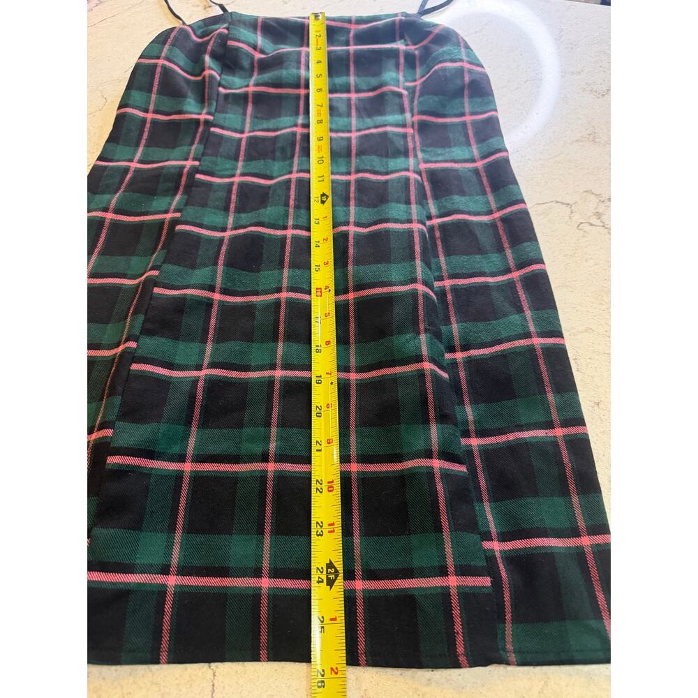 Urban Outfitters 90s Style Plaid Spaghetti Strap Mini Dress | Size Small - Picture 6 of 8